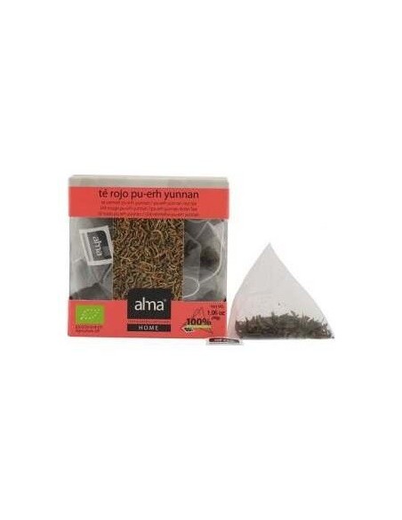 Te Rojo Pu-Erh Yunnan Infusion 15Piramide Eco Vega de Alma Home