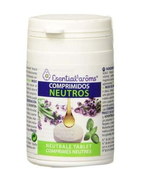 Comprimidos Neutros 60 Comp. de Esential Aroms