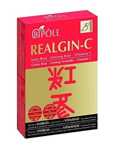 Bipole Realgin C (Jalea Real+Ginseng+Vit.C) 20Amp de Bipole
