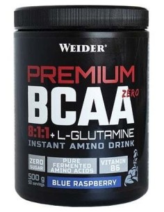 Weiderpremium Bcaa+L-Glutamina Blueraspberry 500Gr de Weider 2