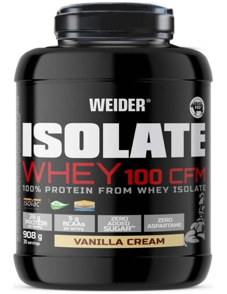 Weider Isolate Whey 100 Cfm Vainilla 908Gr. de Weider