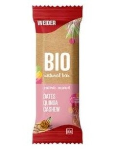 Bio Natural Bar Barritas Datil-Quinoa-Anacardo 20U de Weider 2