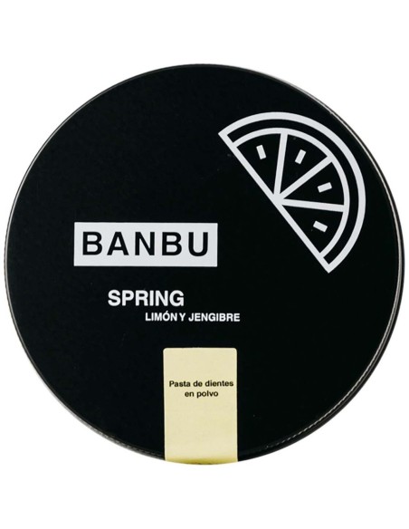 Spring Dentifrico Limon  Polvo 60Gr. Eco Vegan de Banbu
