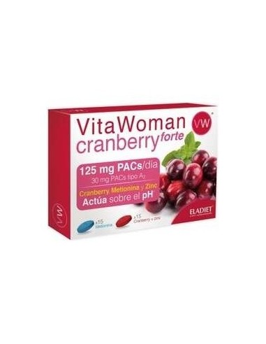 Vita Woman Cramberry Forte 15Cap.+15Cap. de Eladiet