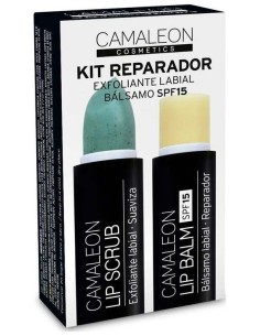 Kit Reparador Lipcrub Melon Y Lapbalm de Camaleon 2