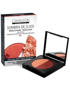 Camaleon Sombra De Ojos Duo  Terracota-Melocoton de Camaleon Cosmetics 2