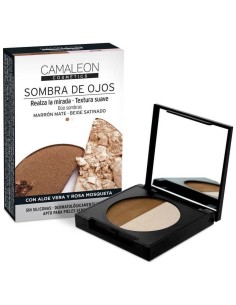 Camaleon Sombra De Ojos Duo Marron-Beige de Camaleon Cosmetics 2