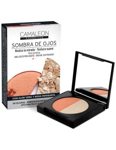 Camaleon Sombra De Ojos Duo Melocoton-Beige de Camaleon Cosmetics 2