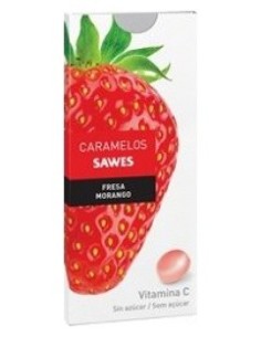 Caramelos Balsam S/Azucar Fresa Vit C Blister 22Gr de Sawes 2