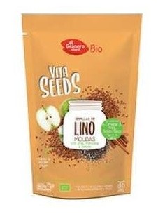 Vitaseeds Semillas Lino Chia Manzana Molidas 200G de El Granero 2
