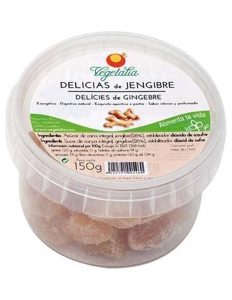 Delicias De Jengibre Caramelos De Goma 150Gr. de Vegetalia