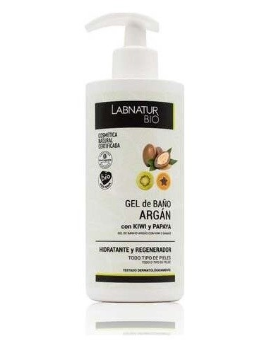 Gel De Baño Argan Kiwi Y Papaya 450Ml. Bio de Labnatur Bio