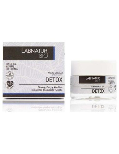 Crema Facial Detox Aguacate Jojoba Ginseng 50M Bio de Labnatur Bio