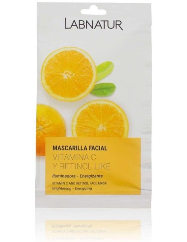 Mascarilla Facial Vitamina C-Retinol Like 24Udsx15Ml. de Labnatur Bio