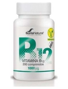 Vitamina B12 Liberacion Sostenida 250Mg 200C Vegan de Soria Natural 2