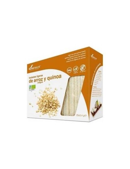 Tostadas De Arroz Integral Y Quinoa 85Gr. Bio de Soria Natural