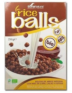 Ricers Balls Arroz Con Chocolate 250Gr.Bio Vegan de Soria Natural 2