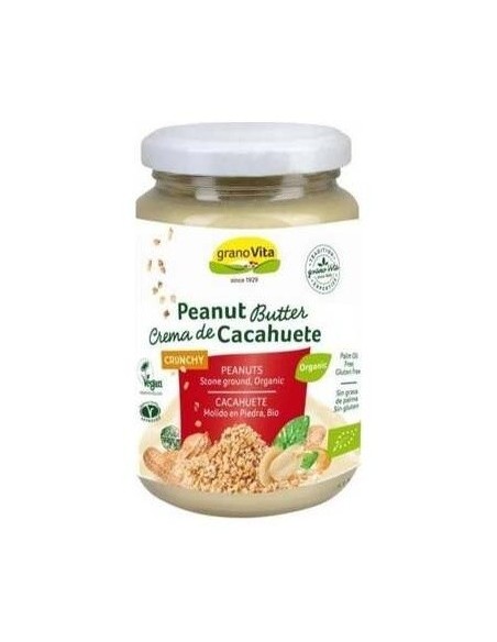 Crema De Cacahuete Crunchy 350Gr. Bio de Granovita