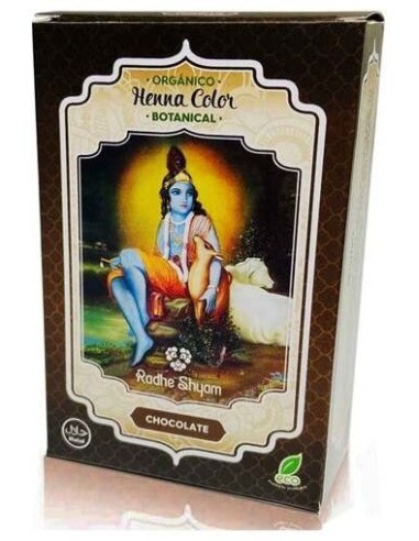 Henna Polvo Botanicals Chocolate 100Gr de Radhe Shyam