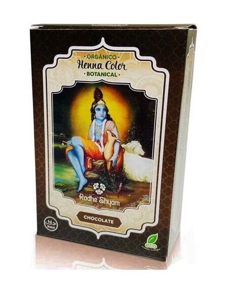 Henna Polvo Botanicals Chocolate 100Gr de Radhe Shyam