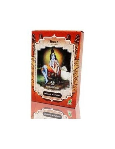 Henna Polvo Tatuaje 100Gr. Eco de Radhe Shyam