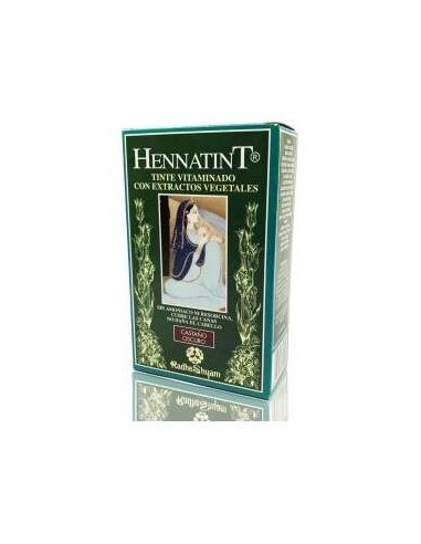 Hennatint Castaño Oscuro 60Ml. de Radhe Shyam