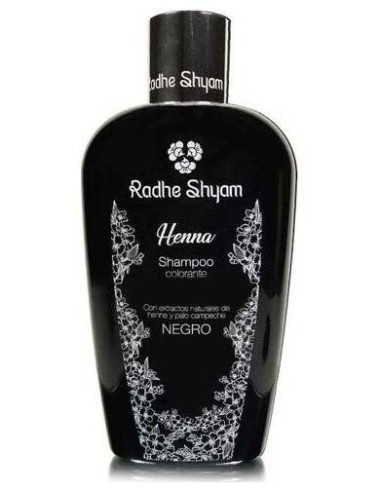 Champu Henna Color Negro 250Ml. de Radhe Shyam