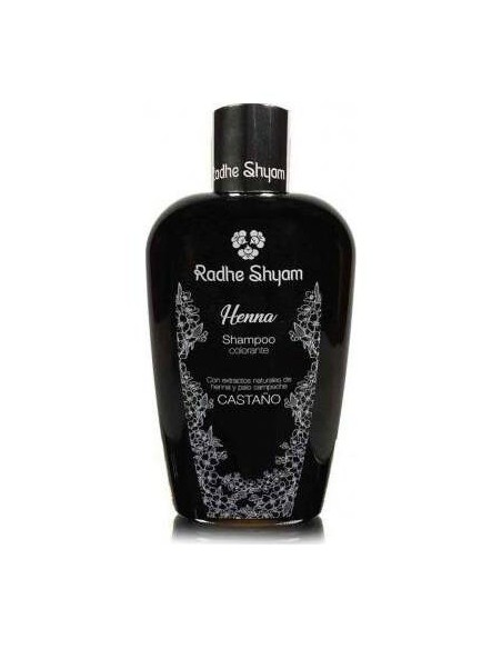 Champu Henna Color Castaño 400Ml. de Radhe Shyam