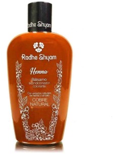 Balsamo Acondicionador Henna Color Cobre 400Ml. de Radhe Shyam 2