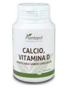 Calcio + Vitamina D Sabor Chocolate Masticable (60 Comprimidos 1.500 Mg)                                                     de 2