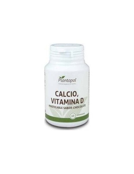 Calcio + Vitamina D Sabor Chocolate Masticable (60 Comprimidos 1.500 Mg)                                                     de