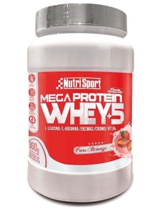 Mega Protein 5 Whey Chocolate 900Gr. de Nutrisport 2