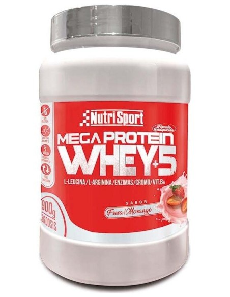 Mega Protein 5 Whey Chocolate 900Gr. de Nutrisport