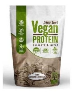 Vegan Protein Chocolate-Avellana Bolsa 468Gr de Nutrisport 2