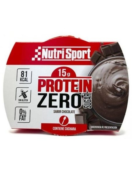 Pudding Protein Zero Chocolate 12Tarrinasx135Gr. de Nutrisport