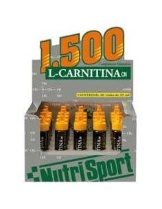 L Carnitina 1500 Fresa 20Amp de Nutrisport 2