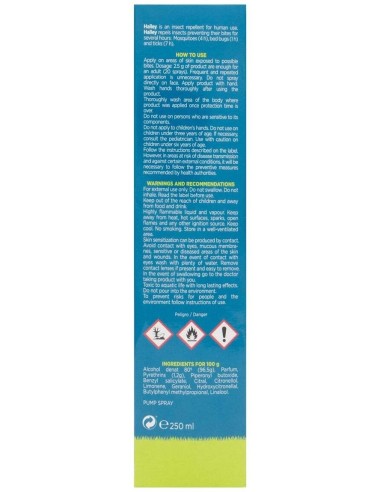 Halley Repelente Insectos 250Ml de Halley