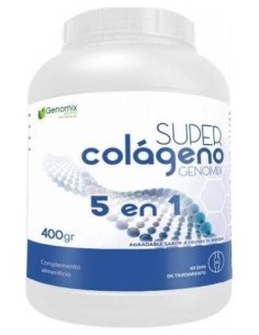 Super Colageno 5 En 1 400 Gramos Genomix Science & Health Sbd 2