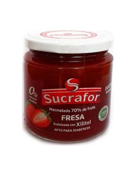 Mermelada De Fresa 70% Fruta 0% Azucar 260Gr. de Sucrafor