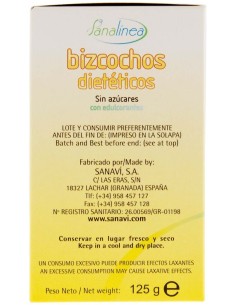 Bizcochos De Vainilla 125Gr. S/A de Sanavi 2