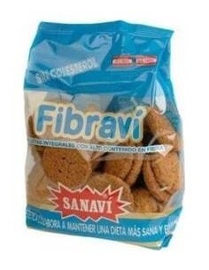 Fibraví. Galletas de Fibra con Sabor Coco de Sanavi 2
