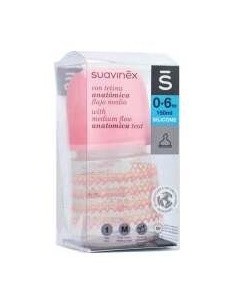 Biberon Clasico Tetina Anat Sili 0-6M T/1 M 150 Ml Suavinex 2