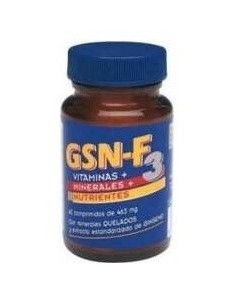 Gsn-F3 Vit. Y Min. Nutrientes 60Comp. 660Mg. de Gsn 2
