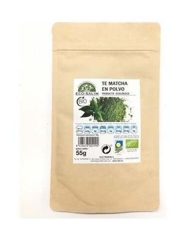 Te Matcha En Polvo 55Gr. Eco de Eco Salim