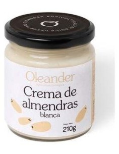 Crema De Almendra Blanca Repelada 210Gr. Bio Vegan de Oleander 2