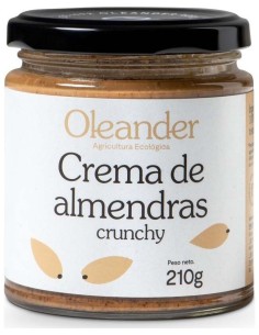 Crema De Almendra Crunchy 210Gr. Bio Vegan Sg de Oleander 2