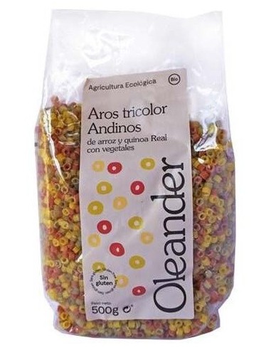 Aros Tricolor Andinos Arroz-Quinoa 500Gr. de Oleander