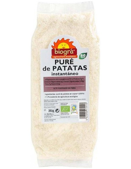 Pure De Patatas Instantaneo 250Gr. Bio de Biogra