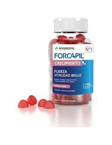 Forcapil Crecimiento 60 Gummis de Arkopharma