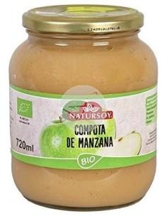 Compota De Manzana 700Gr. Bio Vegan de Natursoy 2